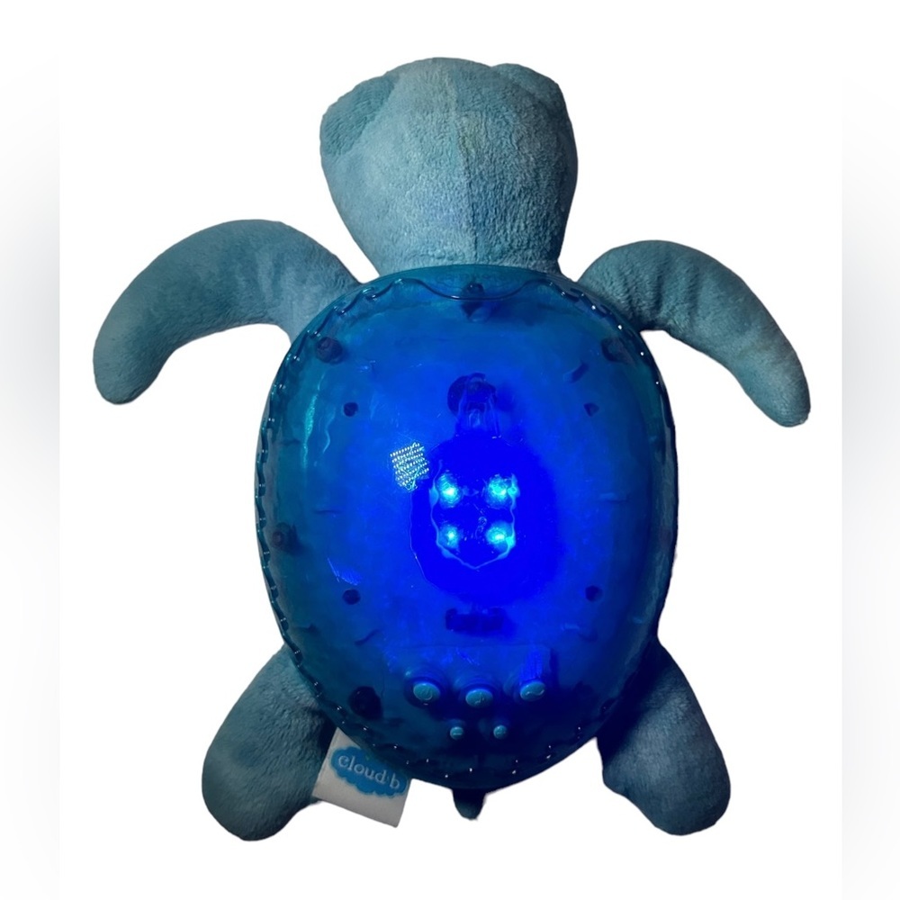 Cloud B Tranquil Sea Turtle Blue Night Light Music Waves Sleep Soother